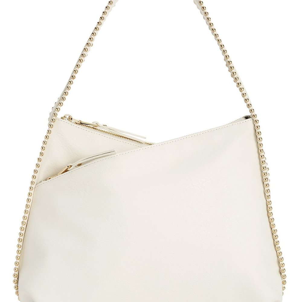 INC INTL CONCEPTS VALLIEE WHITE HOBO BAG